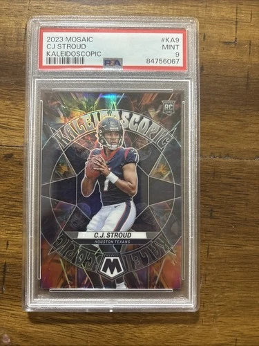 2023 Mosaic C.J. Stroud Kaleidoscopic #KA9 PSA 9 Pop 18 Houston Texans🔥