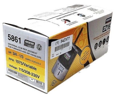 Nidec 54ZX77 M055AYZ3660015B 5861 EZ16 Motor w/ Programmable Volts/Amps/Speed