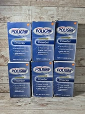 Super PoliGrip POWDER 12hr hold 1.6oz ( 6 pack )   Exp 2027