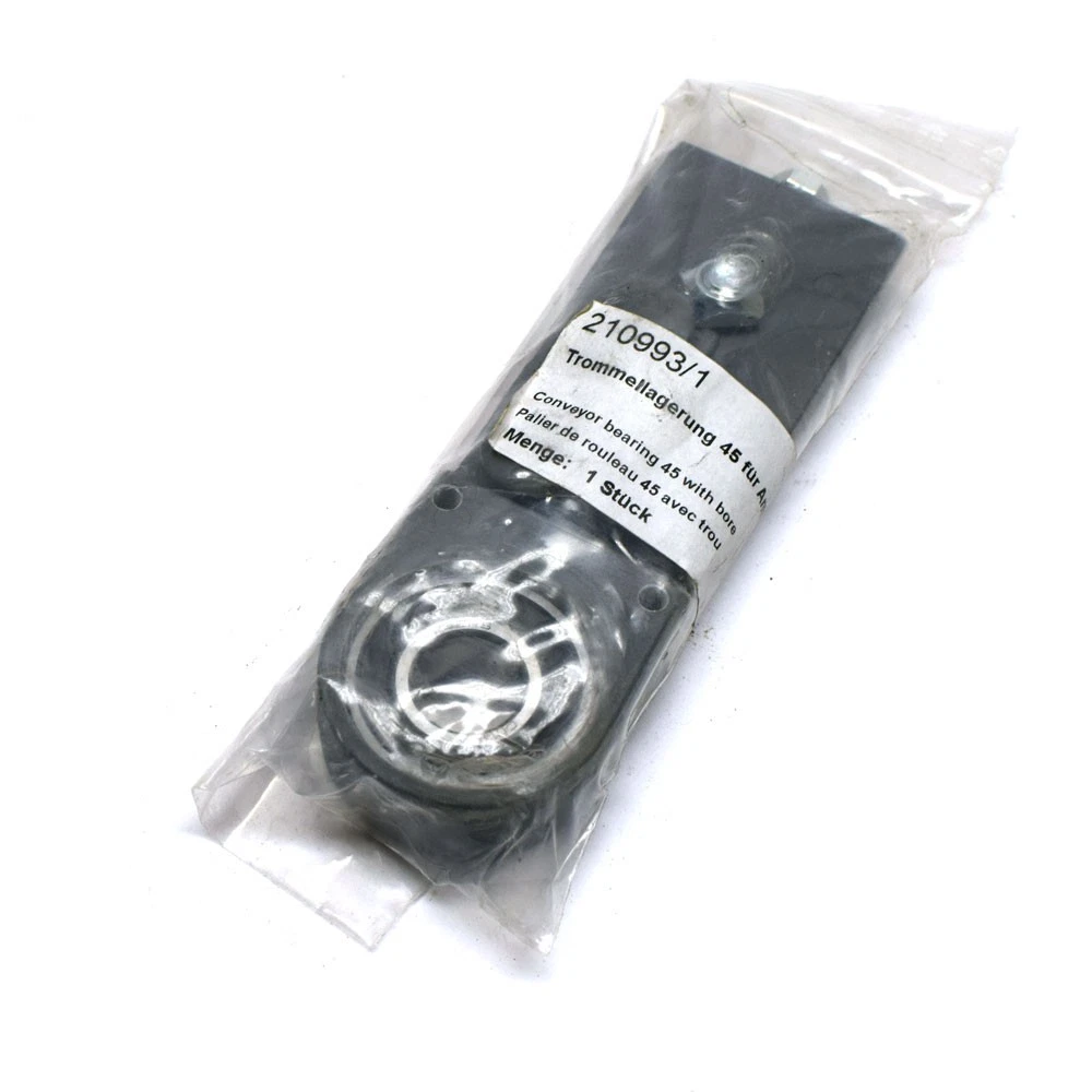 s-l1600 NEW MiniTec 21.0993 1 Aluminum 140mm Conveyor Bearing 45 Self Aligning for 17mm