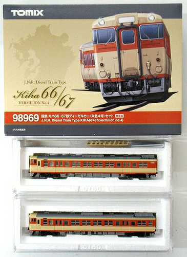 Spur N TOMIX 98969 National Railways Kiha 66 67 Dieselwagen (Vermilion No. | Zustand: Used
