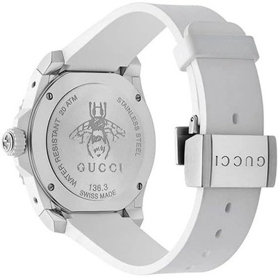Gucci Dive Men's White Watch - YA136337 for sale online | eBay