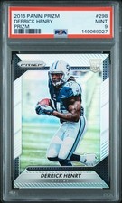 PSA 9 2016 Panini SILVER Prizm DERRICK HENRY RC Rookie Card #298. rookie card picture