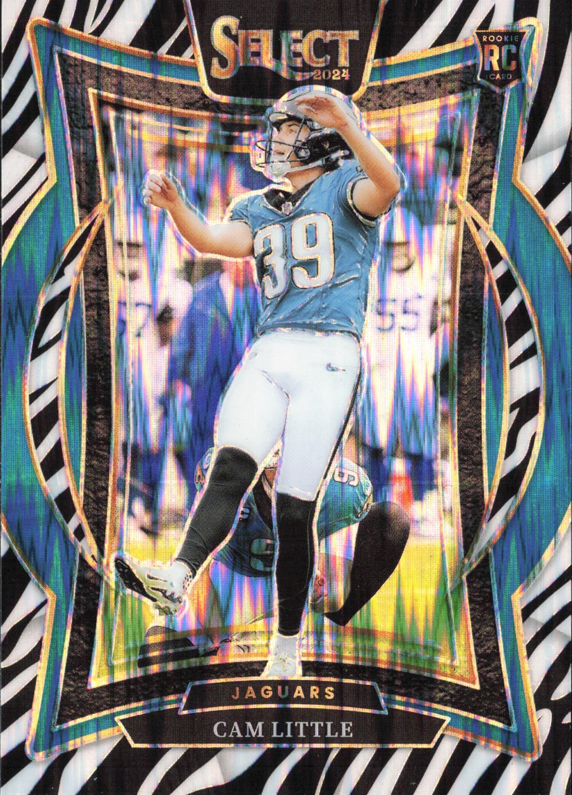 Cam Little Panini Select #49 Zebra