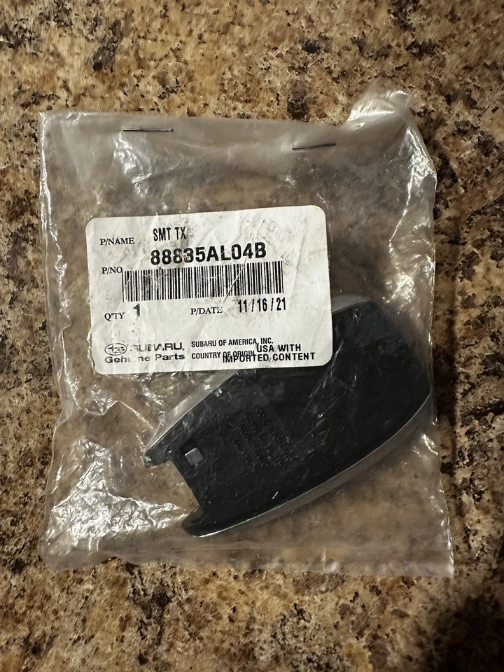 Transmisor de entrada sin llave Legacy Outback 2015-2019 Subaru genuino OEM 88835AL04B Foto 2 de 4
