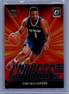 2024-25 Donruss Optic #20 Zion Williamson Express Lane Purple Pelicans