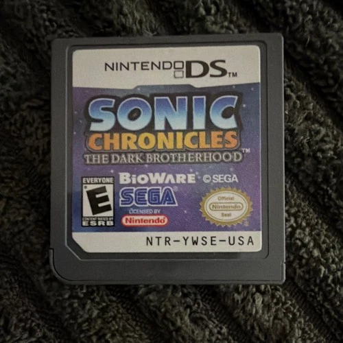 SEGA Sonic Chronicles: The Dark Brotherhood Nintendo DS NTSC-U/C Official Seal