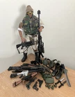 1996 GI Joe Action Figure w/extra Rifles - Barrett M82A1 .50 Cal, M16, AK-47
