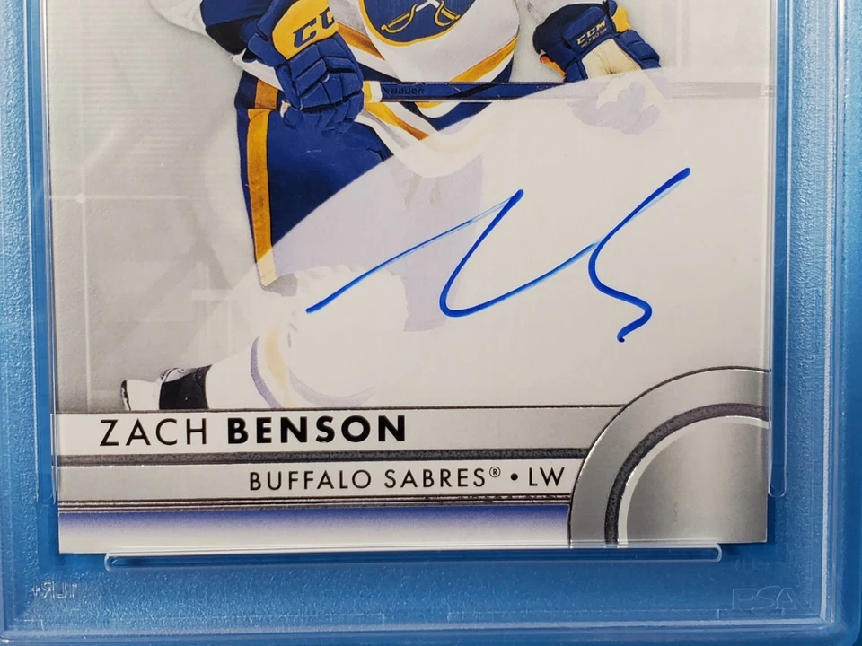 2023-24 SP AUTHENTIC ZACH BENSON FUTURE WATCH ROOKIE AUTO SIGNATURE PSA 9 MINT - Image 4 of 4