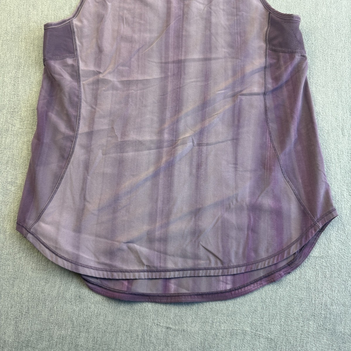 Lululemon Tank Top Womens 6 Purple Sculpt Reflective Mesh