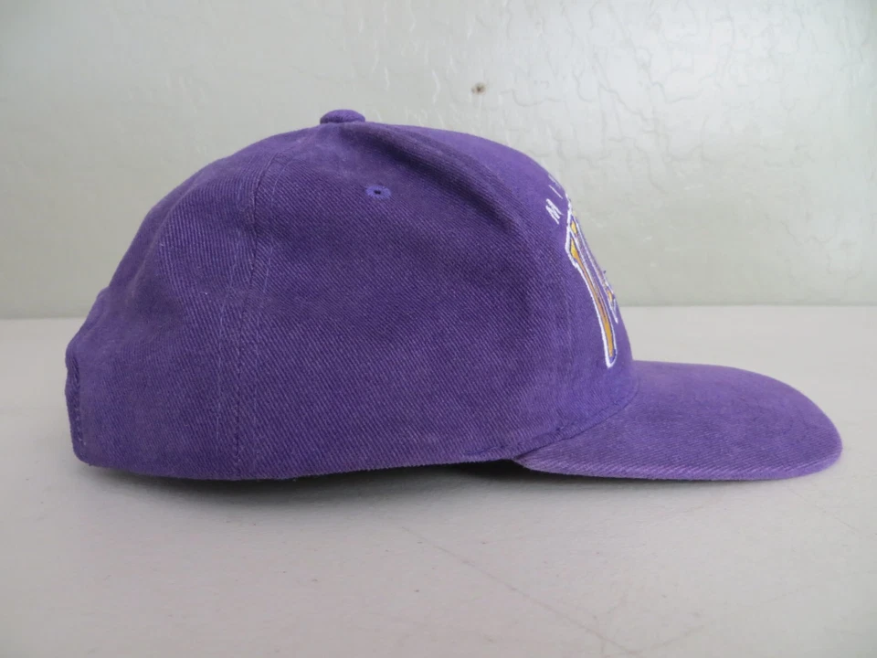 复古明尼苏达维京人队 初学者帽 Arch Snapback 斜纹 NFL 紫色 — 第 4/4 张图片