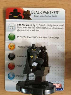 Marvel HeroClix ''Captain America'' #37 Black Panther