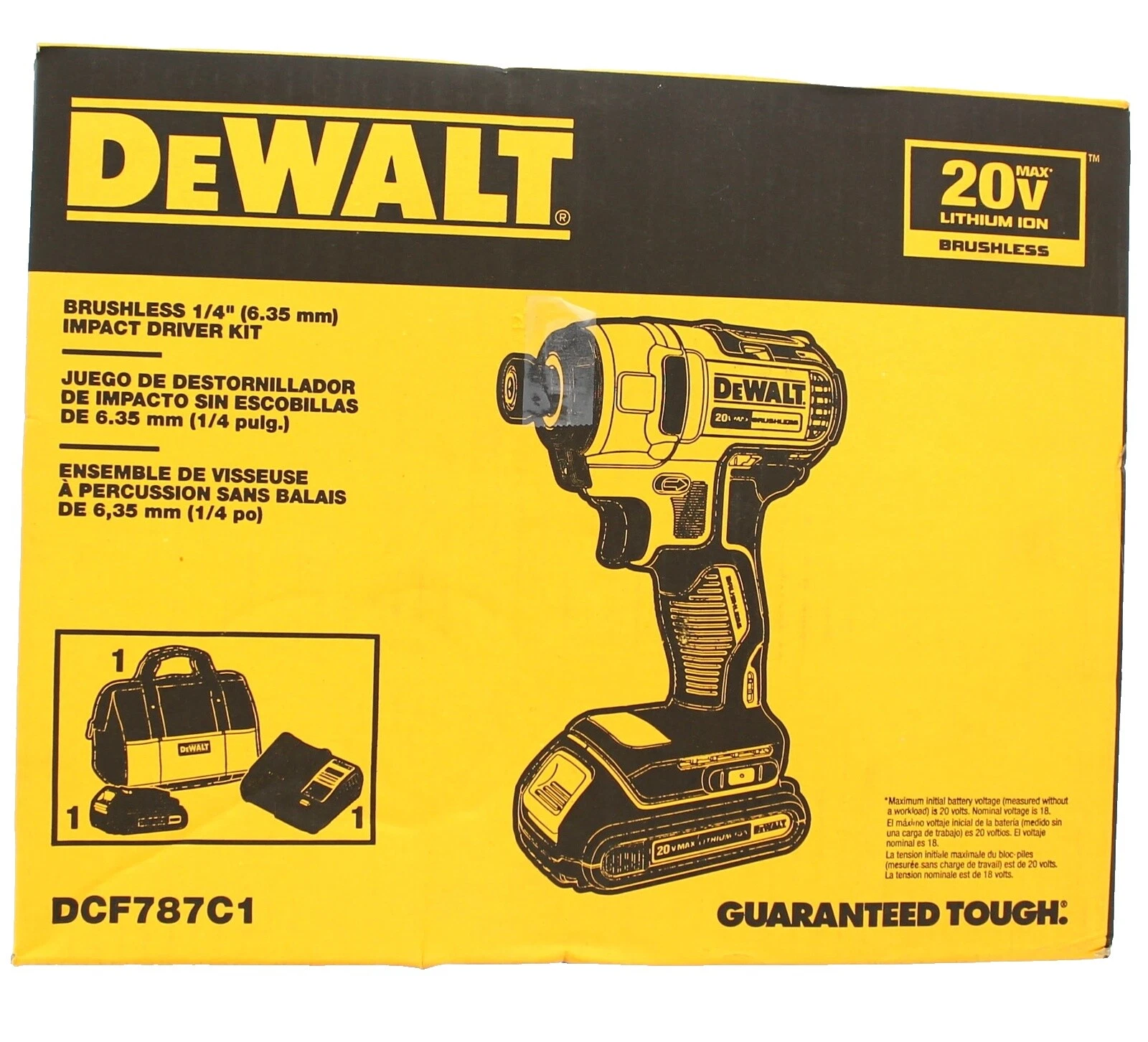 Controladores de impacto DEWALT Batería incluida