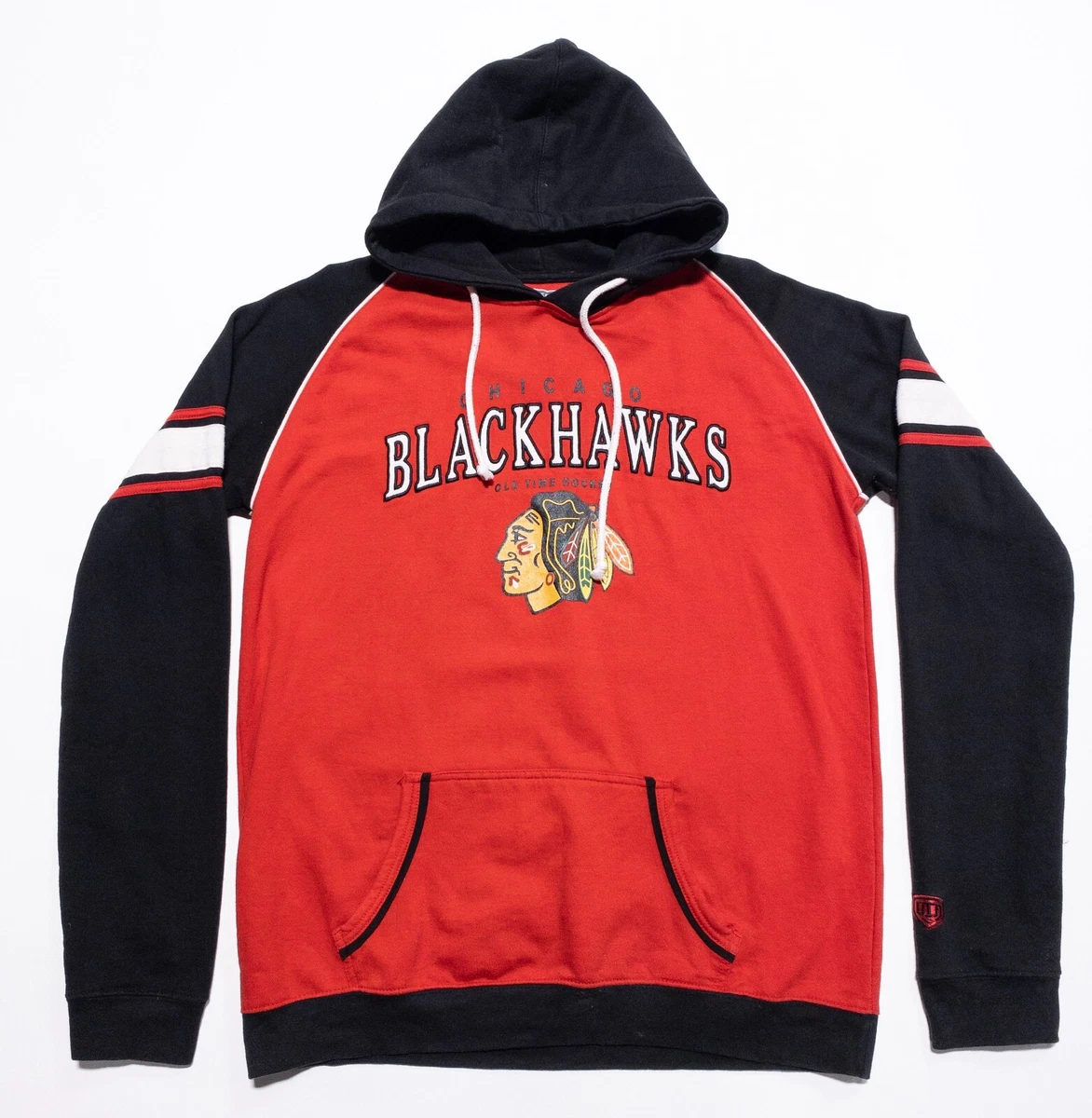 blackhawks old time hockey hoodie