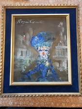 Tableau de Roger comte la parisienne 25x30 cm