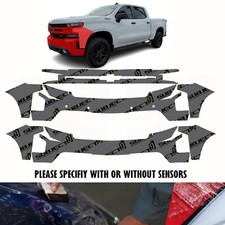19-22 Silverado Ltrstltzlt Trail Boss Precut Fr Bumper Paint Protection Film