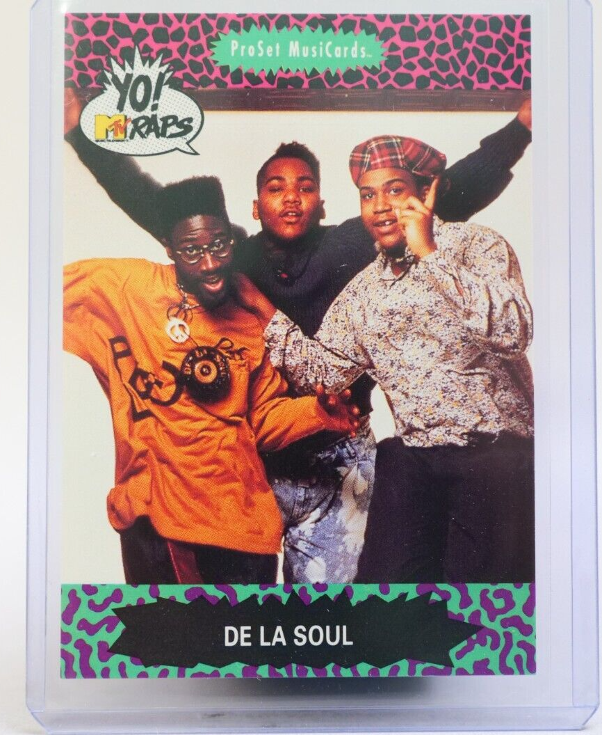 YO MTV Raps DE LA SOUL Music CARD Series 1 #14 | eBay