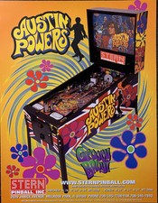 AUSTIN POWERS - Stern Pinball Flyer - 2001 Mike Myers Dr. Evil - Box Shipped