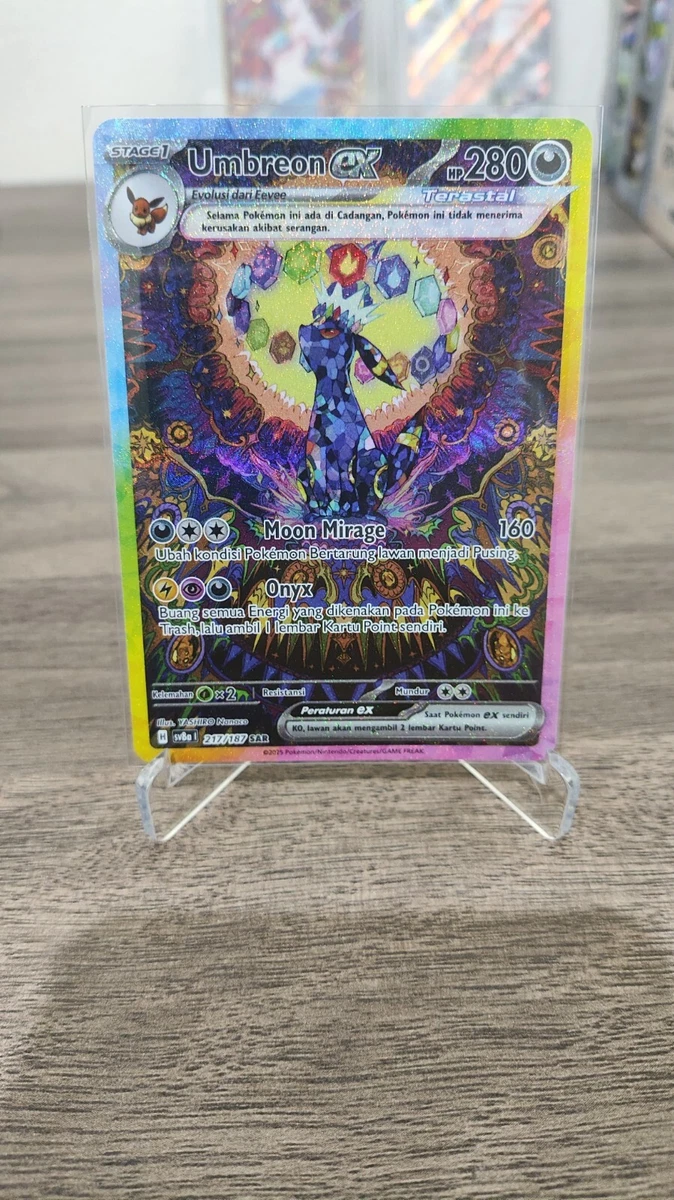 Umbreon ex 217/187 Sv8a: Terastal Fest Ex for sale | eBay