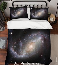 3D Galaxy Starry Sky Quilt Cover Set Duvet Cover Bedding Pillowcases