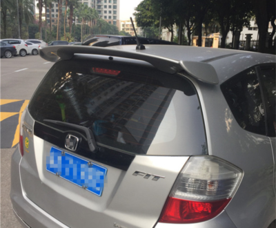 APWORLD Unpainted Spoon Style Spoiler – For Honda Fit Jazz GE 2008-2012 Hatchback Rear