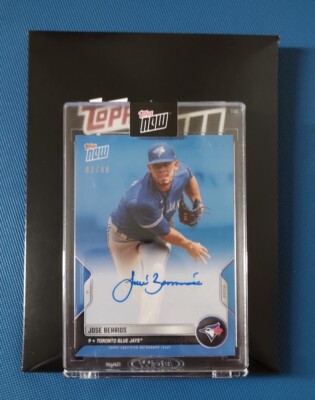 Jose Berrios 2022 TOPPS NOW Road To Opening Day AUTOGRAPH AUTO # d 3/49 #OD-70B
