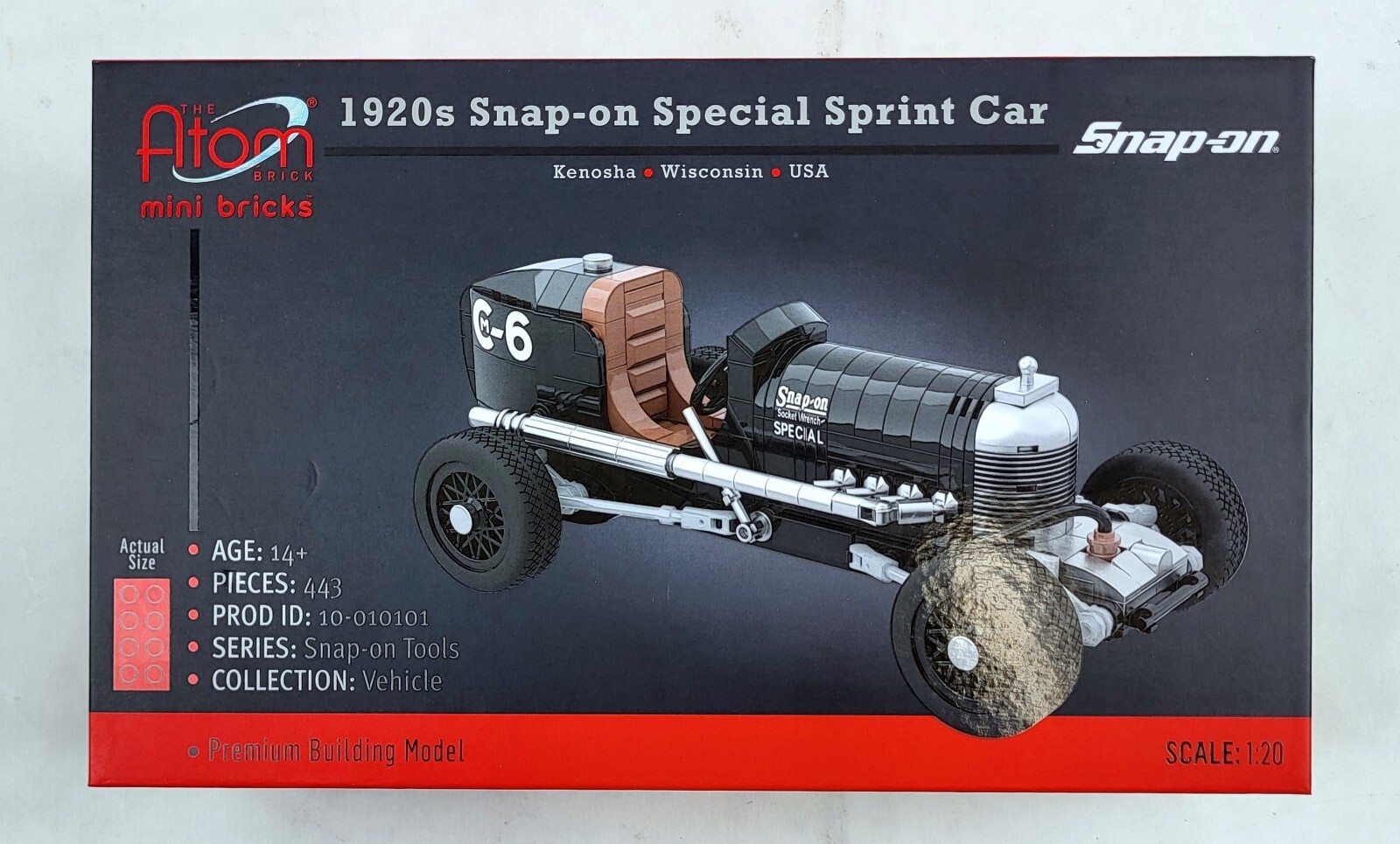 BRAND NEW! Snap On Tools 1920s Specialty Sprint Car Atom Mini 