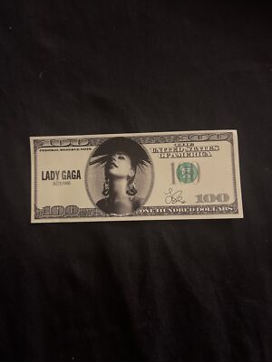 Lady Gaga Jazz & Piano Vegas Show Dollar | eBay