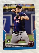 Josh Winder - 2022 MLB TOPPS NOW Card 116 Blue Parallel 38/49 RC