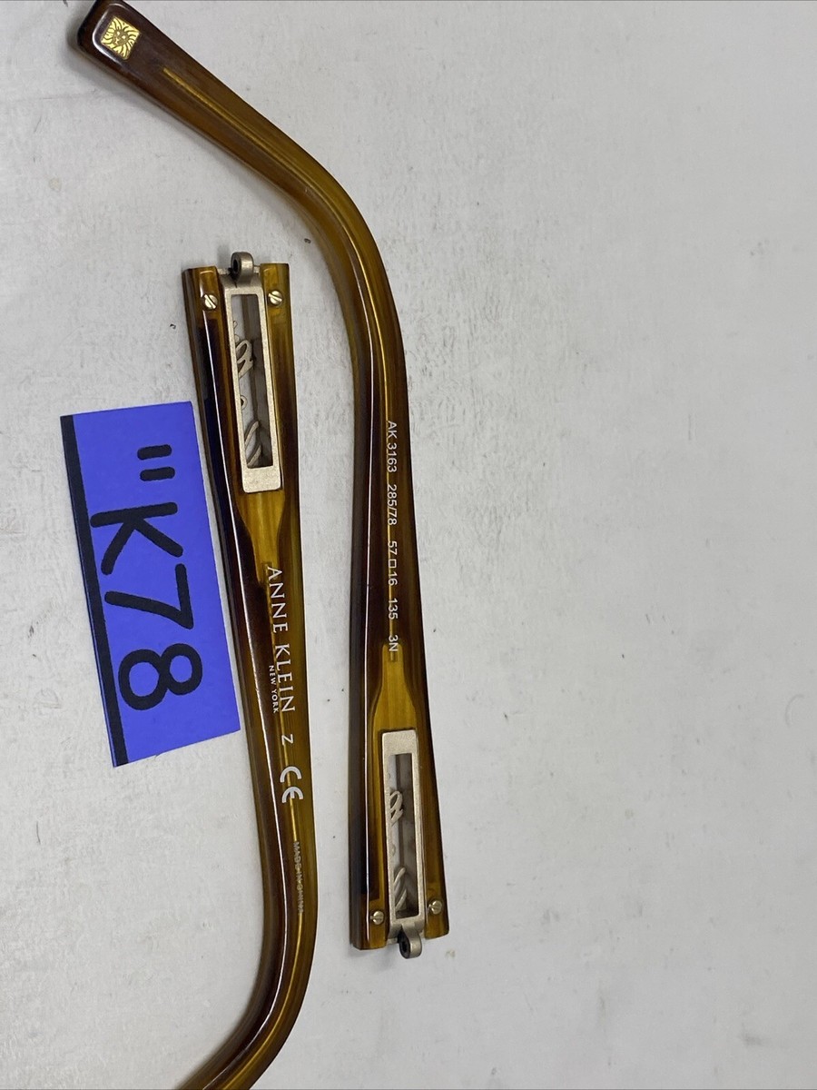 ANNE KLEIN AK 3163 285/78 135mm BROWN TEMPLE ARM PARTS “K78 | eBay