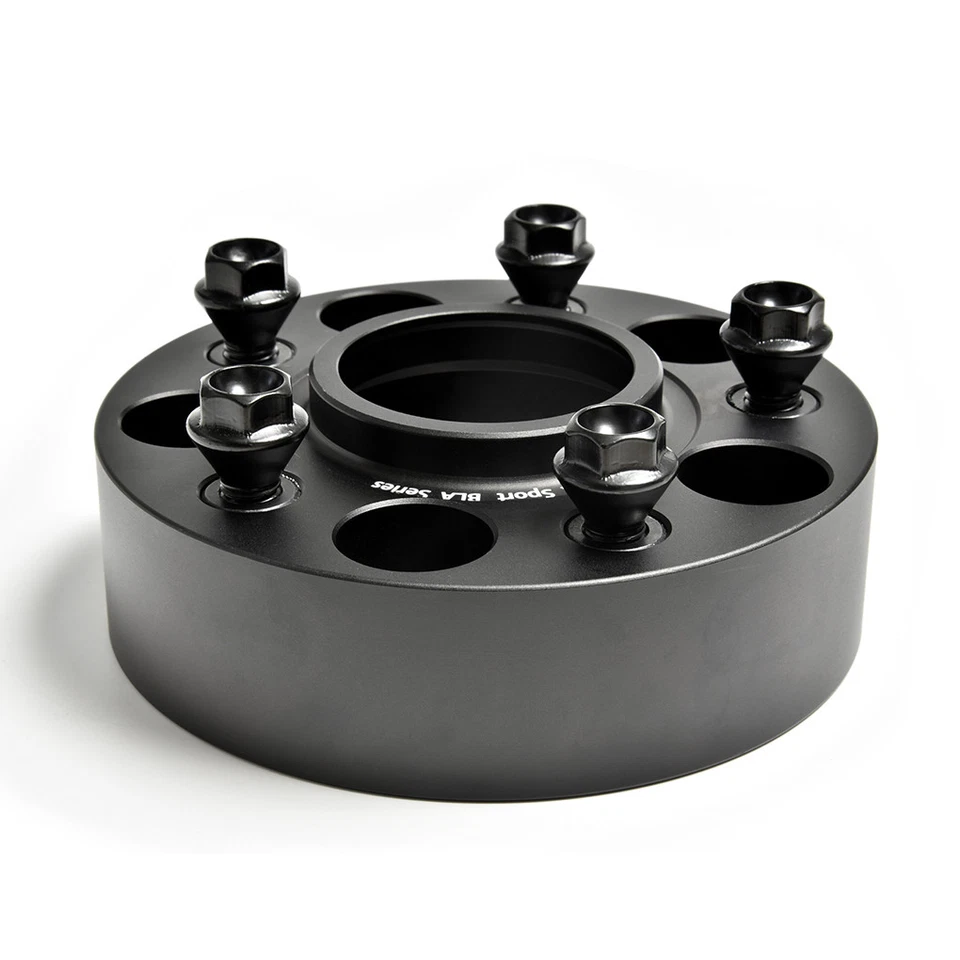 Espaciador de rueda de aluminio para aviones de 50 mm 2 piezas para BMW 320i, 328i, 335i, 528i, 535i, 550i Foto 3 de 4