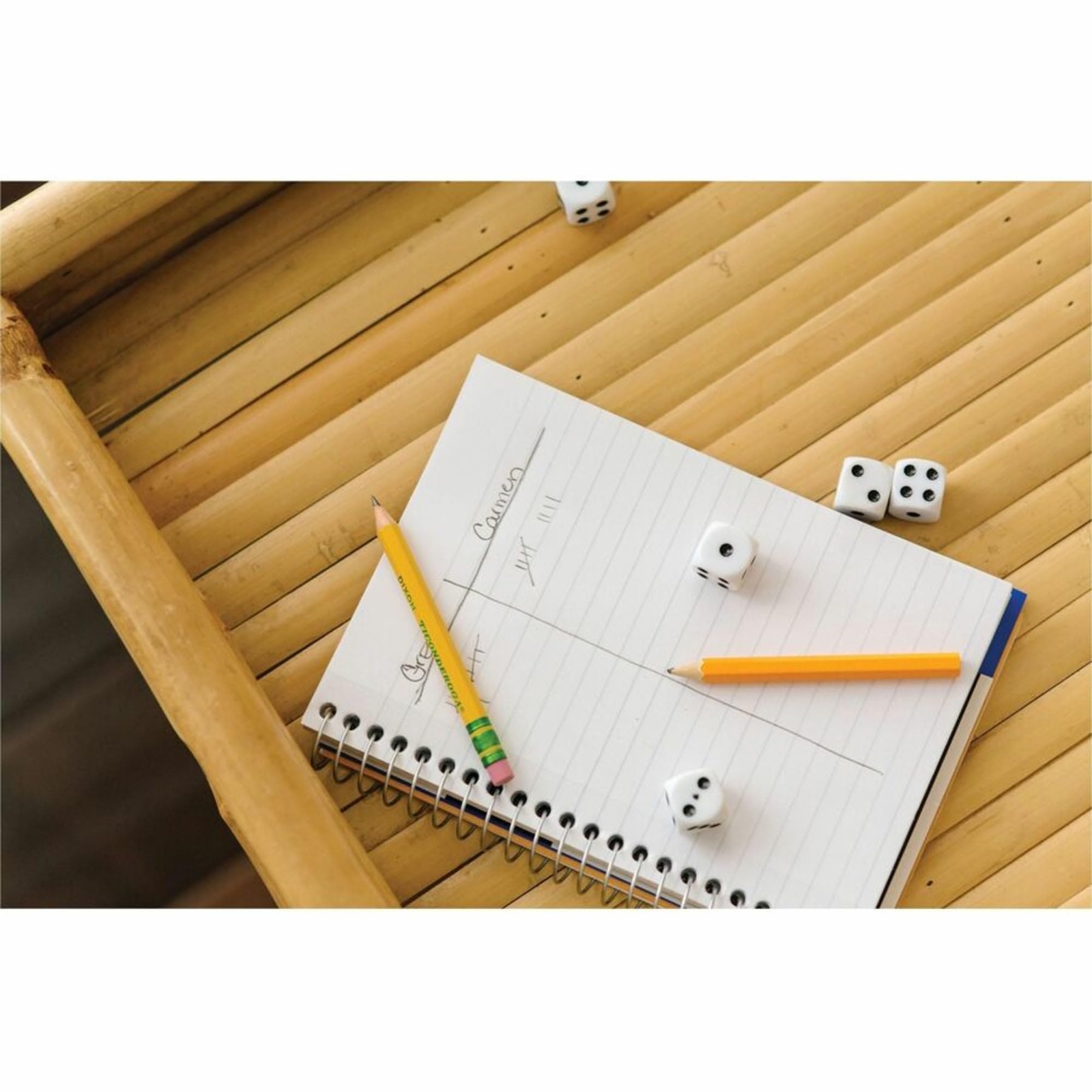 Golf Pencils With Erasers #2 HB Lead Yellow Pack Of 72