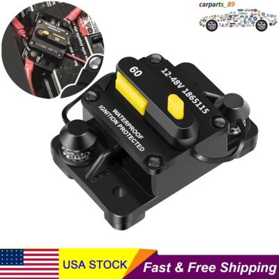 Replace for Minn Kota 1865115 Circuit Breaker MKR-27 for Minn Kota Motors 12-48V