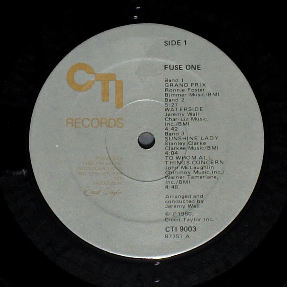 Fuse One (CTI Artists) - original LP record [NHA4-059] USA - Image 4 of 4