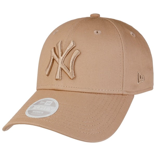New Era 9Forty Wmns Mono Yankees Cap Basecap Baseballcap Curved Brim Damencap-image