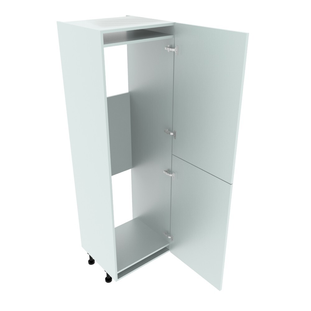 COLLECT Matt Black 600mm 50/50 Integrated Fridge Freezer Housing Kitchen NEW