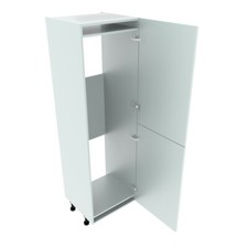 COLLECT Matt Black 600mm 50/50 Integrated Fridge Freezer Housing Kitchen NEW