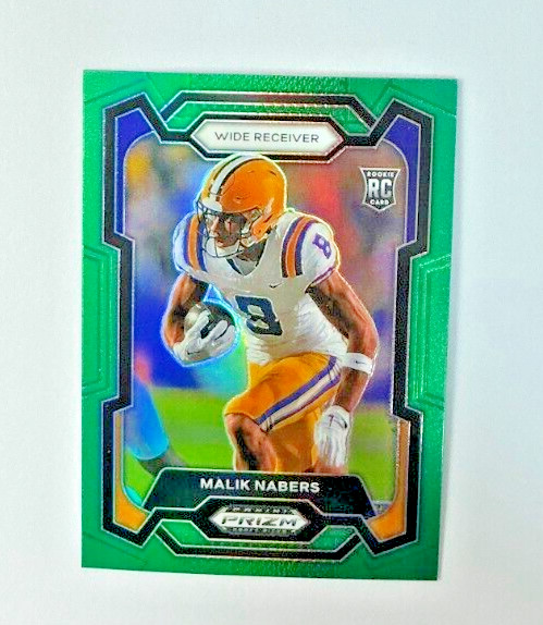 2024 Prizm Draft Picks MALIK NABERS RC Green Prizm #109 Giants