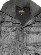 Pacific Trail Boys / Youth Quilted Jacket With Fleece Hood Size Large Snap Close