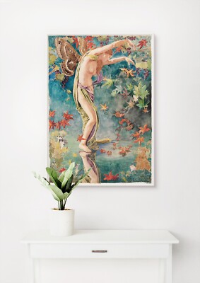 John La Farge: Herbststreablätter. Kunst Giclée Museum Luxus Geschenk Druck