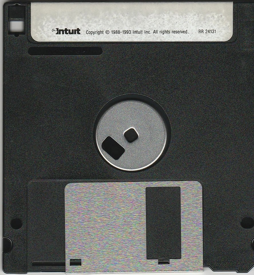 Quicken Version 4.0 Install Disk for Macintosh by Intuit ~ 3.5 disk ~ 1993 - Image 2 of 2