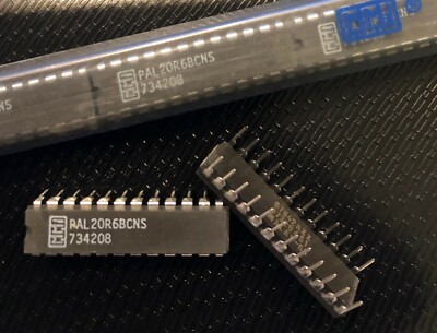 MMI PAL20R6BCNS OT PLD, PAL-Type, TTL, PDIP24 **NEW** Qty.2