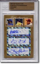 NEFTALI FELIZ * Kasey Kiker * Tommy Hunter * Rookie Autograph BGS Auto RC #/10
