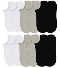 6-12 Packs Ankle Cool Socks Sport Mens Womens Size 9-11 No Show Lot NWT#70033D 