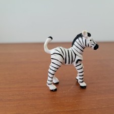 Safari Ltd Zebra Figure Toy Cake Topper Diorama Minor Wearing
