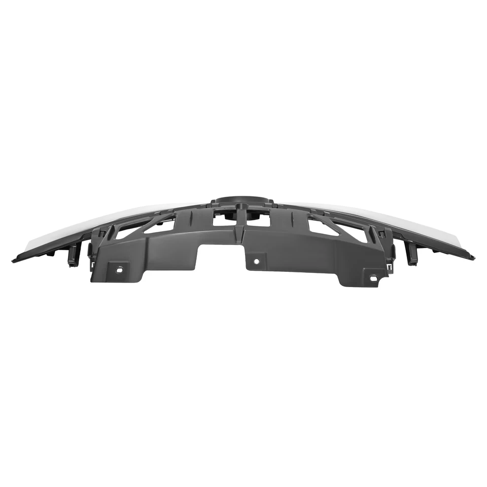 Fit 2014-2017 Nissan Versa Note Black Front Bumper Grille W/Chrome Trim - Image 4 of 4