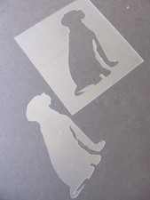 L368 Dog Canine STENCIL Mylar durable Reusable Airbrush Laser Cut