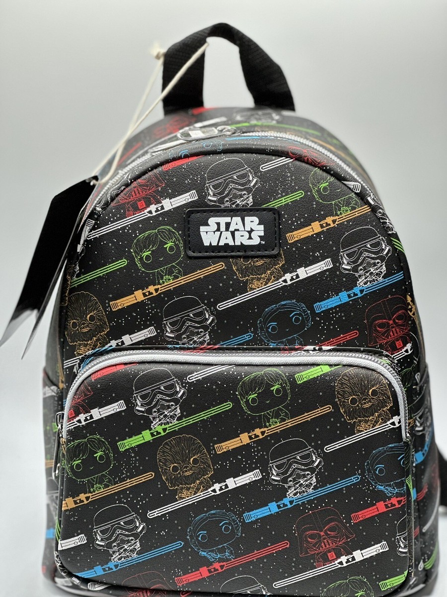 Loungefly Star Wars Kashyyyk Square Mini Backpack – Officially Licensed, Faux Leather, Adjustable Straps