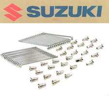 JR50 Factory Suzuki 1978-2006 Spoke Kit Front or Rear Spokes Nipples Set #D114