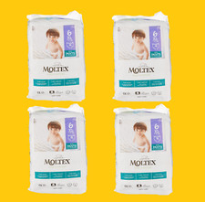 4 PACCHI DI MOLTEX PANNOLINI ECO PANTS TG. 6 XL  +14 KG DA 18 PZ (72 pants)
